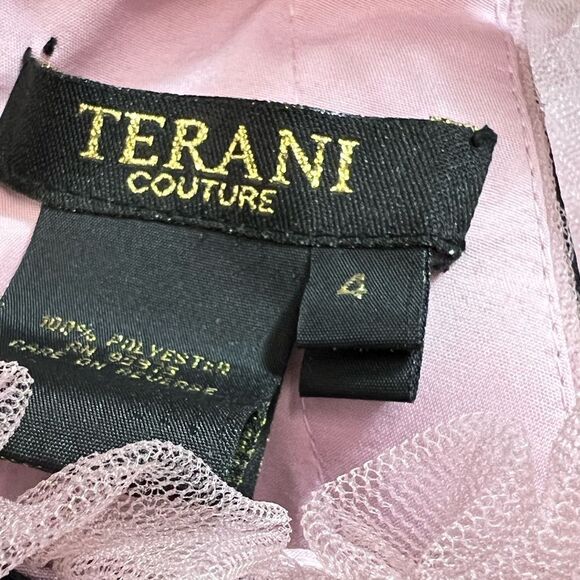 TERANI COUTURE PROM DRESS / size 4 - Picture 9 of 9